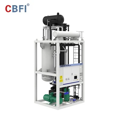 Stroj z ledové trubice z nerezové oceli 28,3 kW chladicí síla 30-55 mm trubice délka ledu